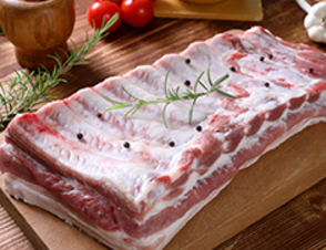 Poitrine de porc tranchée (ventrèche)